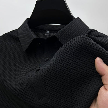 Polo extensible texturé confortable