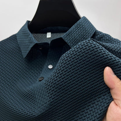 Polo extensible texturé confortable
