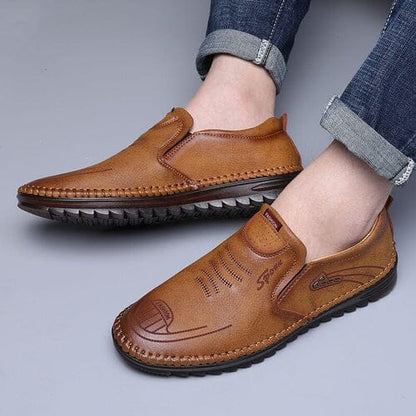 メンズレザースリッポンモカシン - リチャード